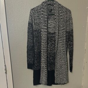 Love Tree Black and Gray Cardigan